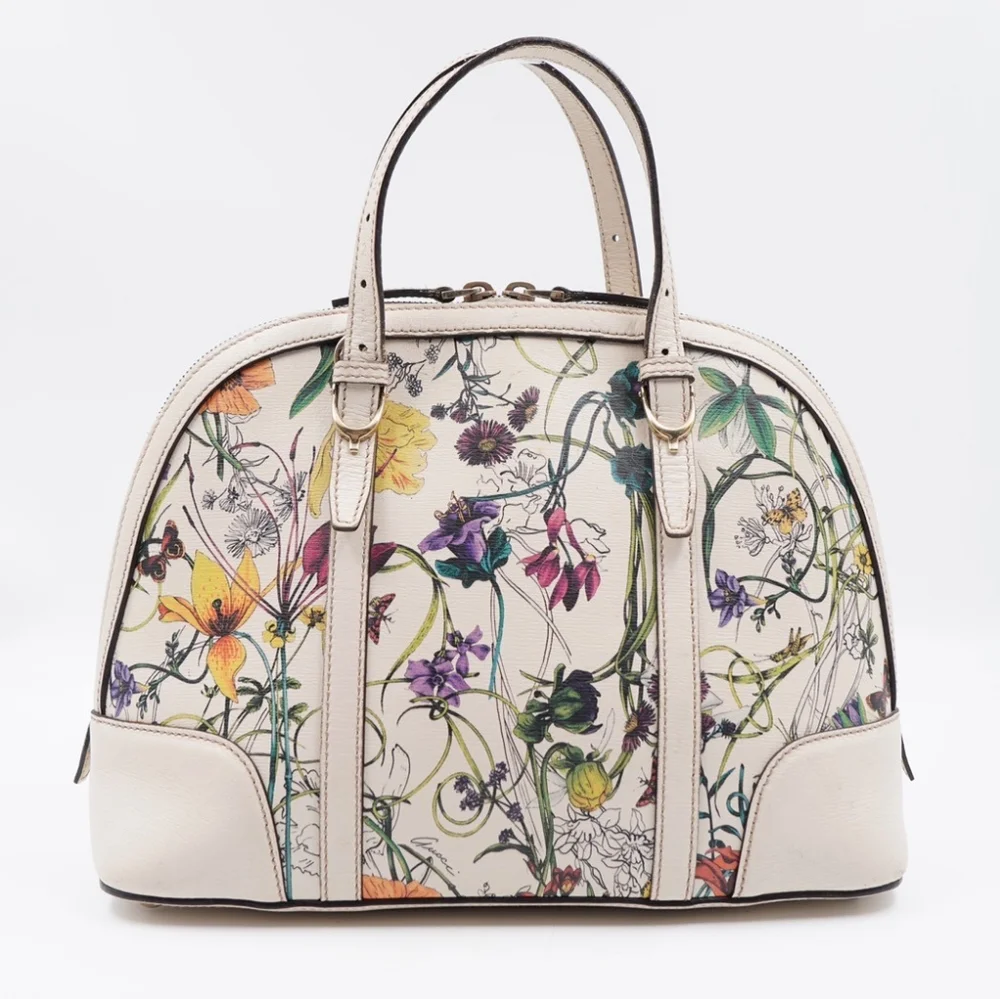 SOLD ❌❌ EUC GUCCI Flora Infinity Top Handle Dome Bag - Picture 4 of 15